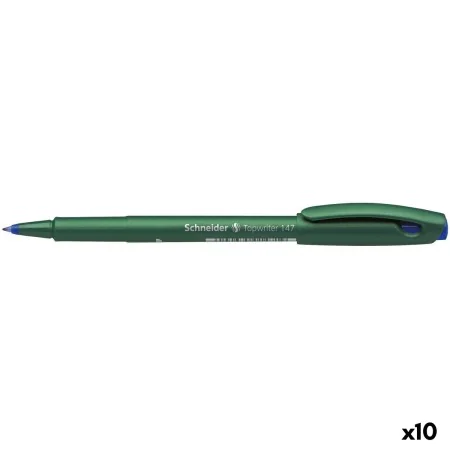 Marker pen/felt-tip pen Schneider Topwriter 147 Blue (10 Units) by Schneider, Fineliners - Ref: S8426703, Price: 9,49 €, Disc...