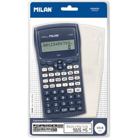 Calculatrice scientifique Milan M240-1918 Bleu 16,7 x 8,4 x 1,9 cm de Milan, Scientifique - Réf : S8426938, Prix : 15,83 €, R...