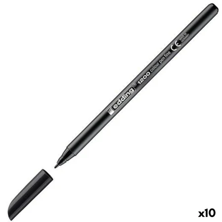 Filzstifte Edding 1200 Schwarz (10 Stück) von Edding, Fineliner - Ref: S8426943, Preis: 8,71 €, Rabatt: %