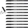 Felt-tip pens Edding 1200 Black (10 Units) by Edding, Fineliners - Ref: S8426943, Price: 8,71 €, Discount: %