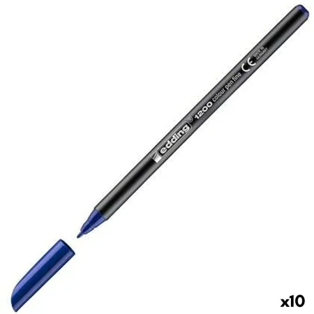 Felt-tip pens Edding 1200 Blue (10 Units) by Edding, Fineliners - Ref: S8426945, Price: 9,47 €, Discount: %