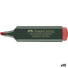 Highlighter Faber-Castell TEXTLINER 48 Red (10 Units) by Faber-Castell, Highlighters - Ref: S8426949, Price: 9,68 €, Discount: %