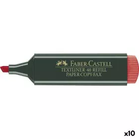 Surligneur Faber-Castell TEXTLINER 48 Rouge (10 Unités) de Faber-Castell, Surligneurs - Réf : S8426949, Prix : 9,68 €, Remise...