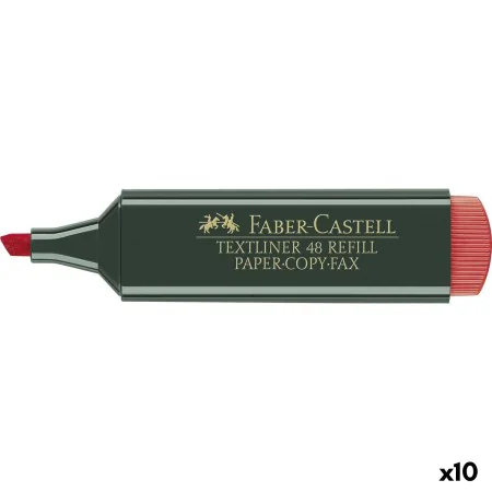 Evidenziatore Faber-Castell TEXTLINER 48 Rosso (10 Unità) di Faber-Castell, Evidenziatori - Rif: S8426949, Prezzo: 8,71 €, Sc...