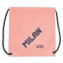 Backpack with Strings Milan Since 1918 Pink 42 x 34 x 0,7 cm by Milan, School Bags - Ref: S8427007, Price: 9,81 €, Discount: %