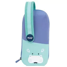 Astuccio Scuola Milan Animals Azzurro 22,5 x 11,5 x 11 cm di Milan, Porta penne - Rif: S8427008, Prezzo: 33,48 €, Sconto: %