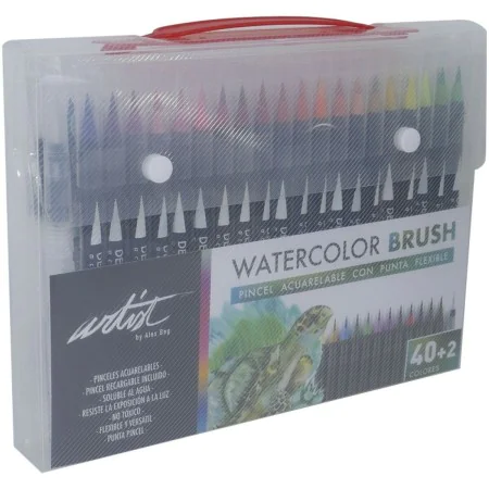 Ensemble de Marqueurs Alex Bog Deluxe Brush Acuarelable Multicouleur de Alex Bog, Stylos feutre - Réf : S8427117, Prix : 25,3...