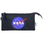 Trousse Fourre-Tout Triple DOHE Nasa Logo Noir de DOHE, Trousses - Réf : S8427236, Prix : 14,92 €, Remise : %