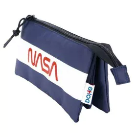 Dreifaches Mehrzweck-Etui DOHE Nasa Flag Blau von DOHE, Federmäppchen - Ref: S8427238, Preis: 14,92 €, Rabatt: %