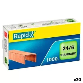 Agrafes Rapid Standard 24/6 6 mm (20 Unités) de Rapid, Agrafes - Réf : S8427328, Prix : 15,52 €, Remise : %