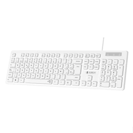 Tastiera Subblim SUBKBC0SSK51 Bianco Qwerty in Spagnolo di Subblim, Tastiere - Rif: M0313599, Prezzo: 9,14 €, Sconto: %