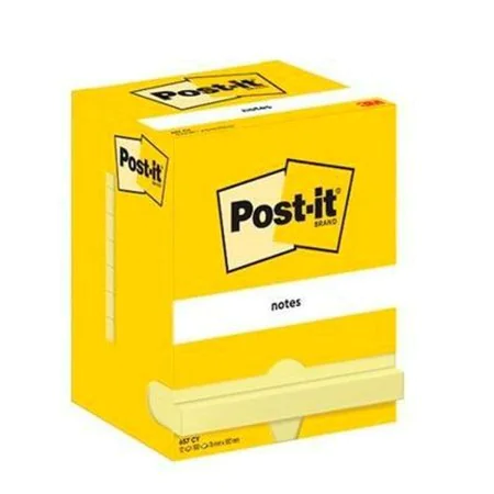 Sticky Notes Post-it 657 Yellow 12 Pieces 76 x 102 mm by Post-it, Self-Stick Notes - Ref: S8427457, Price: 25,29 €, Discount: %