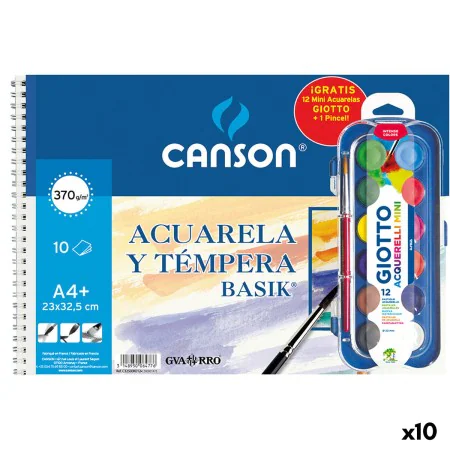 Bloc à dessin Canson Basik 23 x 32,5 cm A4+ (10 Unités) de Canson, Papier à dessin léger - Réf : S8427647, Prix : 49,29 €, Re...