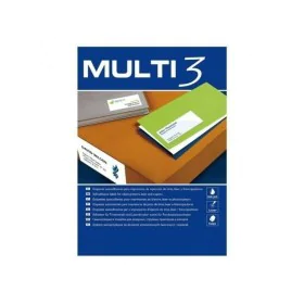 Adhesive labels MULTI 3 White 500 Sheets 105 x 48 mm by MULTI 3, Adhesive labels and stickers - Ref: S8427667, Price: 32,04 €...