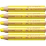 Colouring pencils Stabilo Woody Yellow 3-in-1 (5 Units) by Stabilo, Drawing materials - Ref: S8427704, Price: 9,11 €, Discoun...