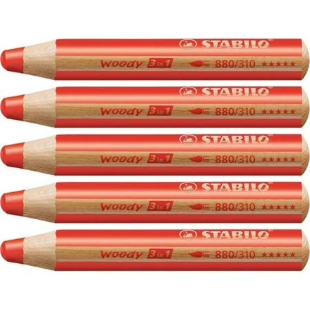 Crayons de couleur Stabilo Woody 3-en-1 (5 Unités) de Stabilo, Matériel de dessin - Réf : S8427706, Prix : 8,20 €, Remise : %