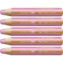 Colouring pencils Stabilo Woody Pink 3-in-1 (5 Units) by Stabilo, Drawing materials - Ref: S8427707, Price: 9,11 €, Discount: %