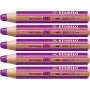 Colouring pencils Stabilo Woody Lilac 3-in-1 (5 Units) by Stabilo, Drawing materials - Ref: S8427709, Price: 9,11 €, Discount: %