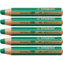 Crayons de couleur Stabilo Woody Vert foncé 3-en-1 (5 Unités) de Stabilo, Matériel de dessin - Réf : S8427715, Prix : 9,11 €,...