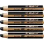 Crayons de couleur Stabilo Woody Noir 3-en-1 (5 Unités) de Stabilo, Matériel de dessin - Réf : S8427718, Prix : 8,20 €, Remis...