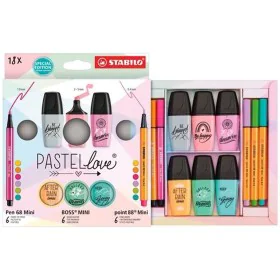 Ensemble d'Écriture Stabilo Gâteau 18 Pièces de Stabilo, Stylos de calligraphie - Réf : S8427760, Prix : 17,69 €, Remise : %