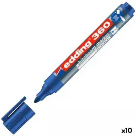 Whiteboard marker Edding 360 Rechargeable Blue (10 Units) by Edding, Dry Erase & Wet Erase Markers - Ref: S8428267, Price: 17...