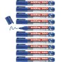 Whiteboard marker Edding 360 Rechargeable Blue (10 Units) by Edding, Dry Erase & Wet Erase Markers - Ref: S8428267, Price: 16...