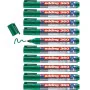 Rotulador para Pizarra Edding 360 Recargable Verde (10 Unidades) de Edding, Rotuladores para pizarra - Ref: S8428268, Precio:...