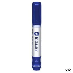 Marqueur permanent Bismark Bleu 1,5 mm (12 Unités) de Bismark, Marqueurs indélébiles & Stylos-marqueurs - Réf : S8428327, Pri...