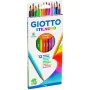 Crayons de couleur Giotto Stilnovo Multicouleur 12 Pièces de Giotto, Matériel de dessin - Réf : S8428455, Prix : 4,89 €, Remi...