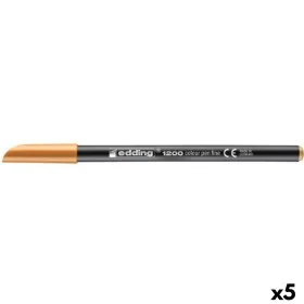 Felt-tip pens Edding 1200 Light orange (5 Units) by Edding, Fineliners - Ref: S8428623, Price: 5,84 €, Discount: %