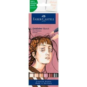 Marker-Set Faber-Castell Goldfaber Sketch - Portrait Double 6 Stücke von Faber-Castell, Fineliner - Ref: S8429293, Preis: 15,...