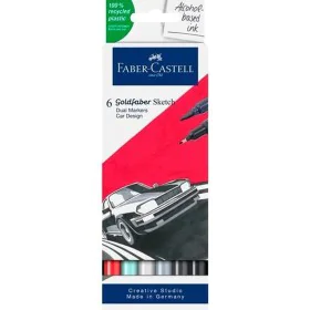 Set de Rotuladores Faber-Castell Goldfaber Sketch - Car Design Doble 6 Piezas de Faber-Castell, Rotuladores de punta fina - R...