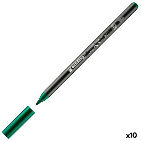 Felt-tip pens Edding 4200 Porcelain Green (10 Units) by Edding, Fineliners - Ref: S8429415, Price: 17,25 €, Discount: %