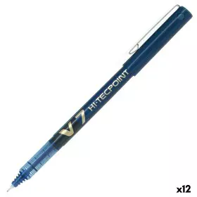 stylo à encre liquide Pilot V-7 Hi-Tecpoint Bleu 0,5 mm (12 Unités) de Pilot, Stylos à bille à encre liquide - Réf : S8429423...