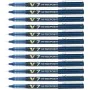 Penna a inchiostro liquido Pilot V-7 Hi-Tecpoint Azzurro 0,5 mm (12 Unità) di Pilot, Penne roller a inchiostro liquido - Rif:...