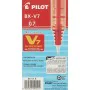 stylo à encre liquide Pilot V7 Hi-Tecpoint Rouge 0,5 mm (12 Unités) de Pilot, Stylos à bille à encre liquide - Réf : S8429424...