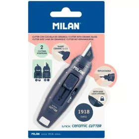 Cúter Milan Cerámica Azul marino de Milan, Cortadoras y cuchillas - Ref: S8429626, Precio: 7,11 €, Descuento: %