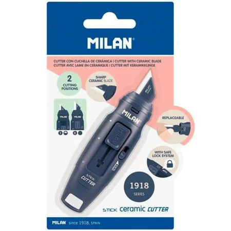 Cutter Milan Ceramic Navy Blue by Milan, Cutters and blades - Ref: S8429626, Price: 7,11 €, Discount: %