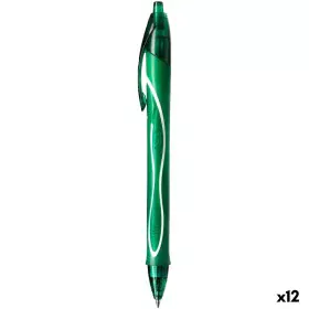 Penna gel Bic Gel-Ocity Quick Dry Verde 0,3 mm (12 Unità) di Bic, Penne roller a inchiostro gel - Rif: S8429729, Prezzo: 16,7...