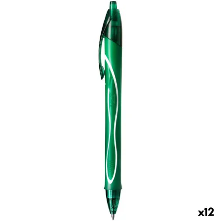 Esferográfica de gel Bic Gel-Ocity Quick Dry Verde 0,3 mm (12 Unidades) de Bic, Canetas com tinta de gel - Ref: S8429729, Pre...