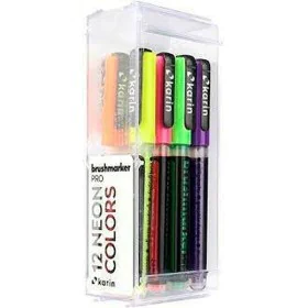 Ensemble de Marqueurs Karin Brushmarker Pro Neón 12 Pièces de Karin, Stylos feutre - Réf : S8429812, Prix : 19,14 €, Remise : %