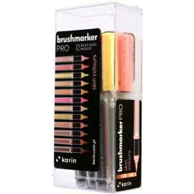 Ensemble de Marqueurs Karin Brushmarker Pro - Skin Colours 12 Pièces de Karin, Stylos feutre - Réf : S8429817, Prix : 19,98 €...