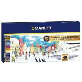 Set da Disegno Manley 40 Pezzi Multicolore di Manley, Materiali da disegno - Rif: S8429961, Prezzo: 26,62 €, Sconto: %