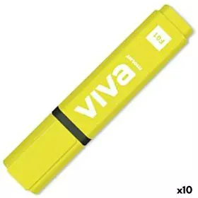 Marcador Fluorescente Molin Viva Amarillo (10 Unidades) de Molin, Subrayadores - Ref: S8430023, Precio: 6,38 €, Descuento: %