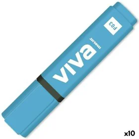 Fluorescent Marker Molin Viva Blue (10 Units) by Molin, Highlighters - Ref: S8430025, Price: 6,38 €, Discount: %