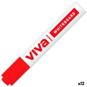 Marcador para Quadro Molin Viva Vermelho (12 Unidades) de Molin, Marcadores de quadro branco - Ref: S8430030, Preço: 6,97 €, ...