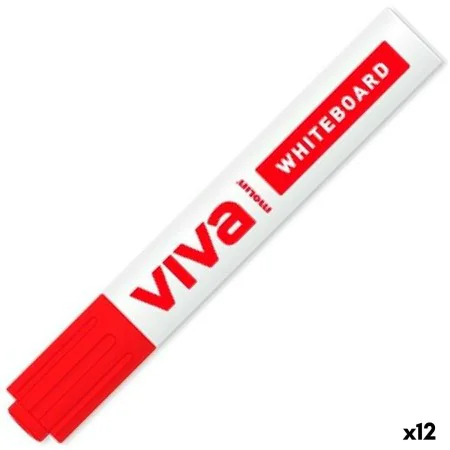 Rotulador para Pizarra Molin Viva Rojo (12 Unidades) de Molin, Rotuladores para pizarra - Ref: S8430030, Precio: 6,27 €, Desc...