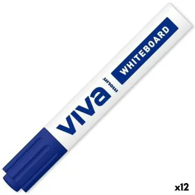 Marcador para Quadro Molin Viva Azul (12 Unidades) de Molin, Marcadores de quadro branco - Ref: S8430031, Preço: 6,97 €, Desc...