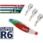 Cinta Correctora Office Box SUPER R6 6 m 4,2 mm Recambio Rojo (24 Unidades) de Office Box, Cintas correctoras - Ref: S8430065...